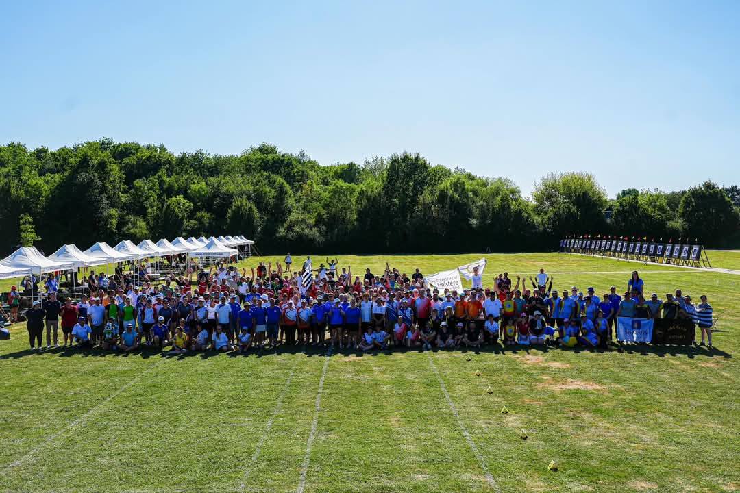 Trophées des mix̌tes à Chenneviéres(paris) pour nos 2 archers lamottois