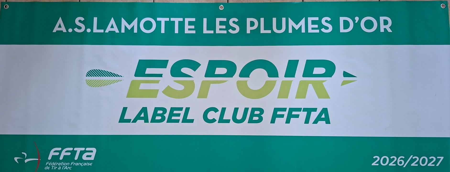 Reçu notre Label Espoir et nous en sommes fiére. Tout ceci grace à Mr le Maire, qui nous prête le gymnase, qui a été ren…