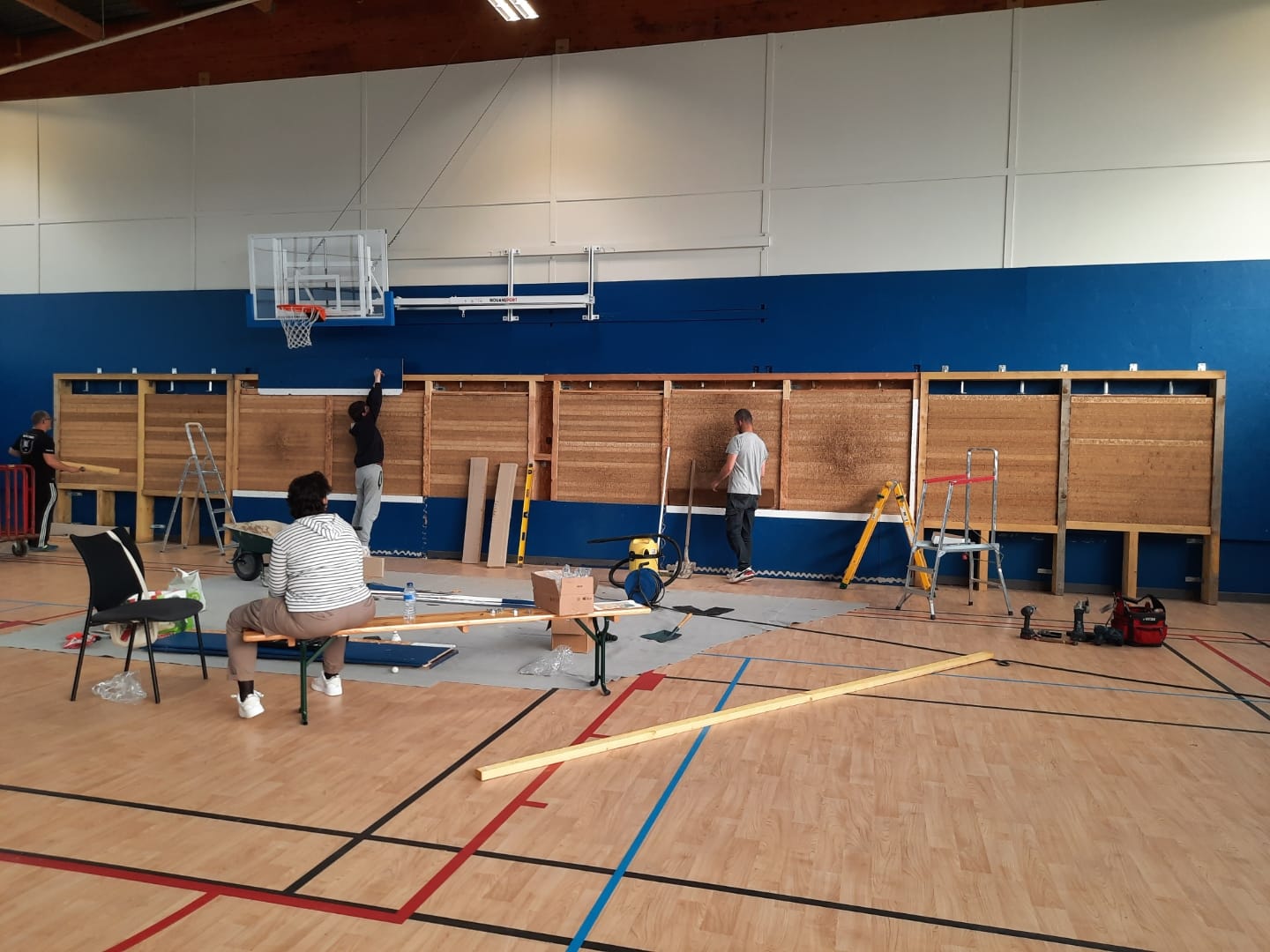 Montage de 4 alvéoles supplémentaires